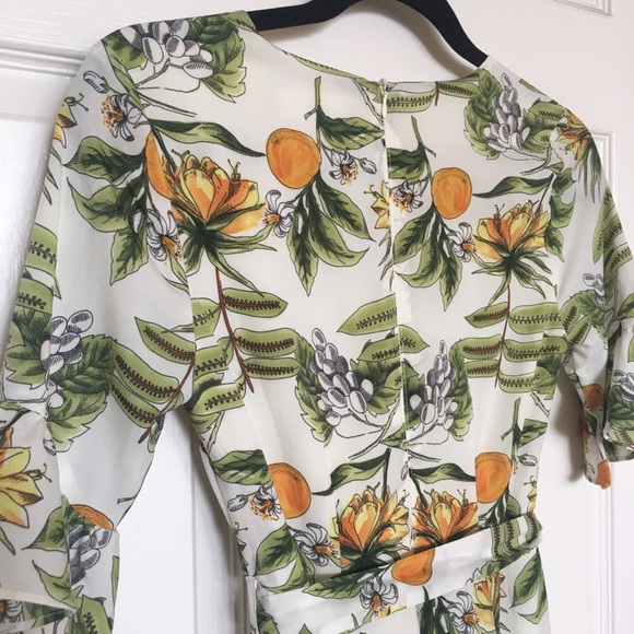 NWOT Lost + Wander  Limonada Wrap Dress Small - Picture 10 of 11